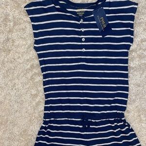 Girls POLO Ralph Lauren Striped Romper